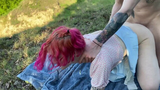 Анал на природе лучше пикника - и свежим воздухом подышали, и время отлично провели